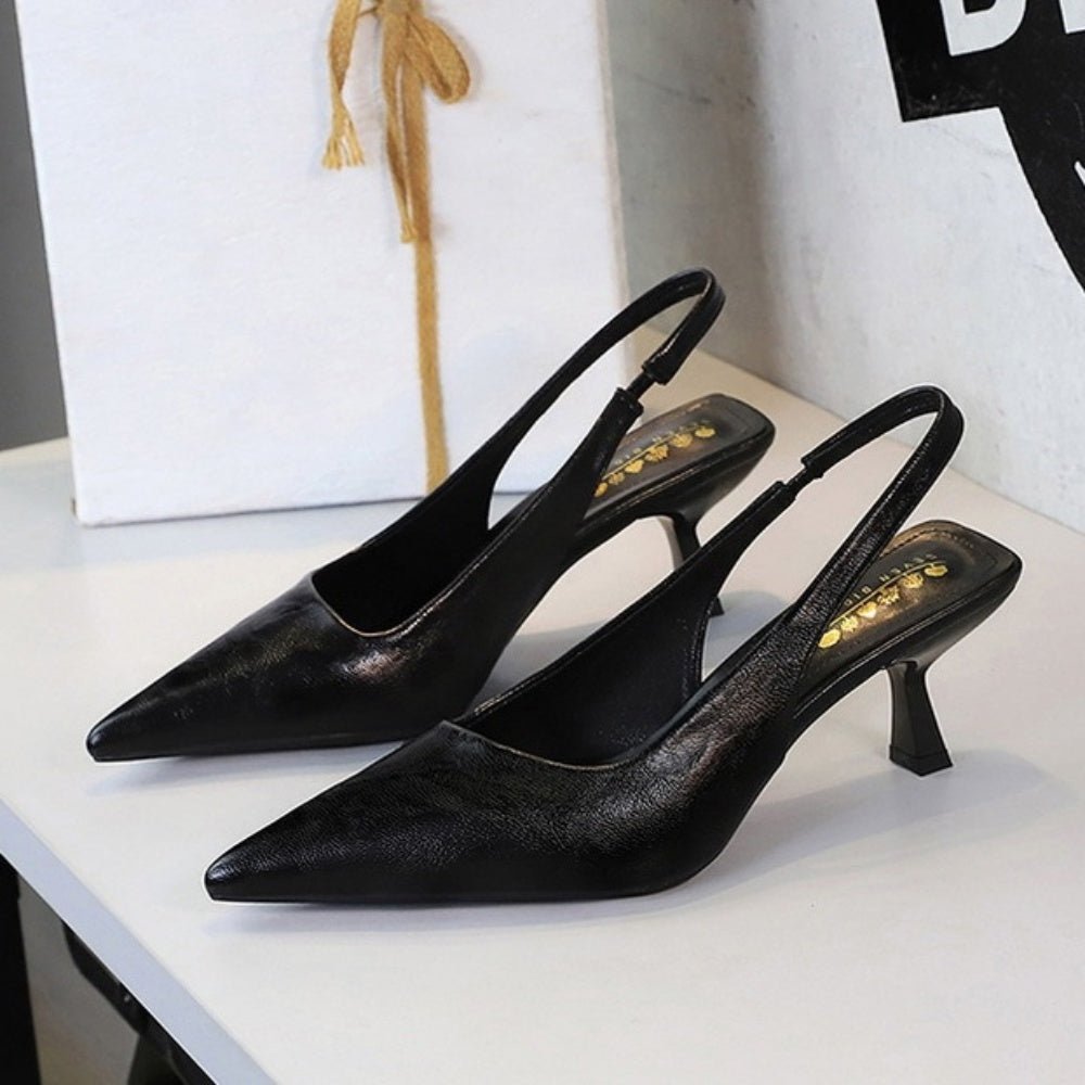 ポインテッドスリングバックパンプス｜オフィスカジュアル レディース 通販【ミレジェネ】