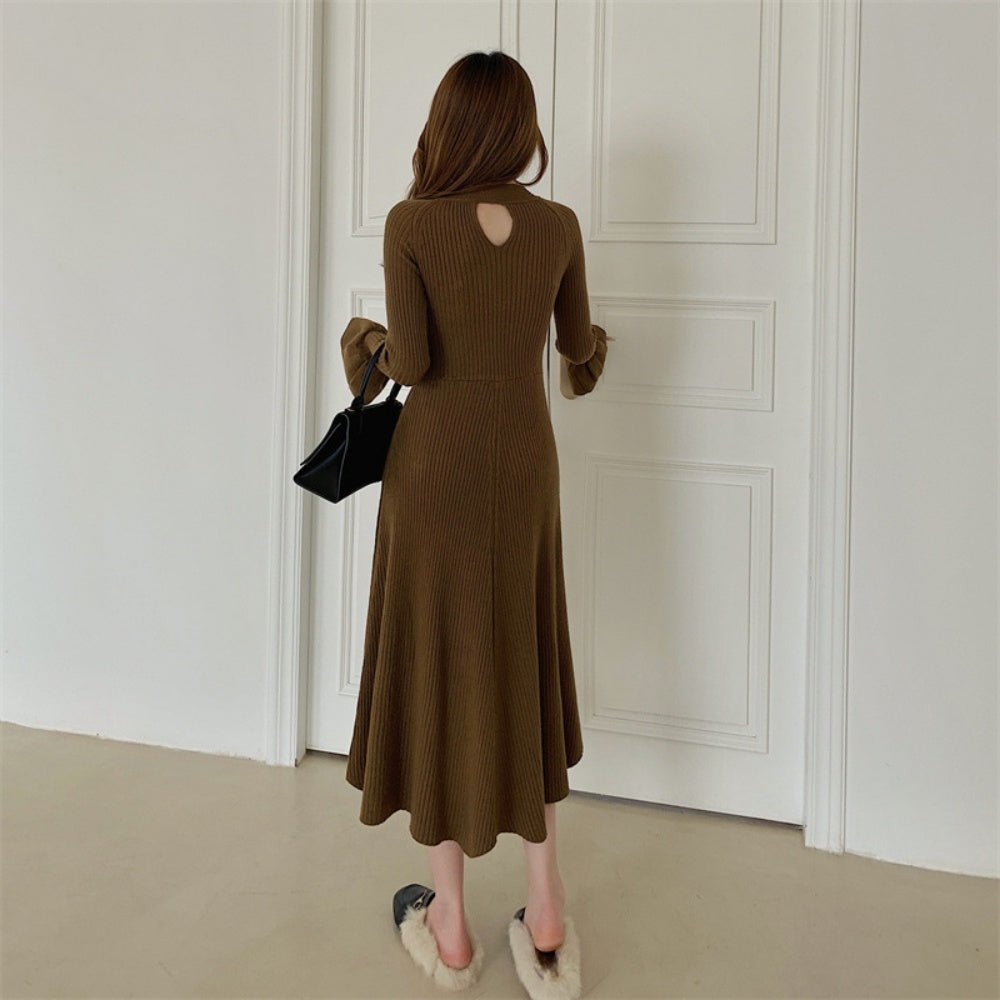 フレアスリーブニットワンピース｜オフィスカジュアル レディース 通販【ミレジェネ】