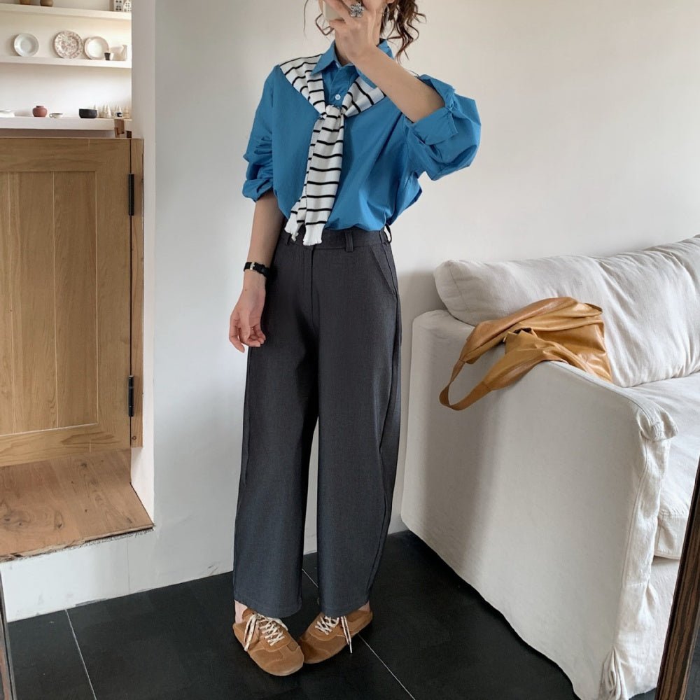 ワイドストレートパンツ｜オフィスカジュアル レディース 通販【ミレジェネ】