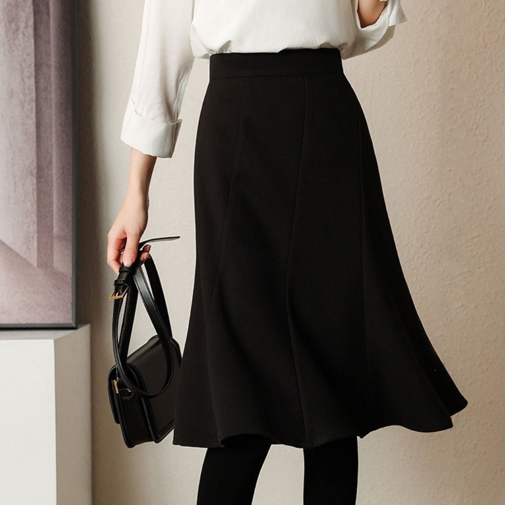 ひざ丈マーメイドスカート｜オフィスカジュアル レディース 通販