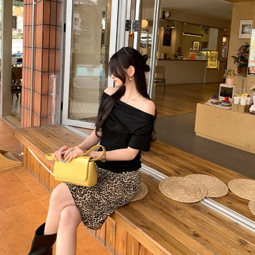 ドレープネックサイドドロストＴシャツ｜オフィスカジュアル レディース 通販【ミレジェネ】