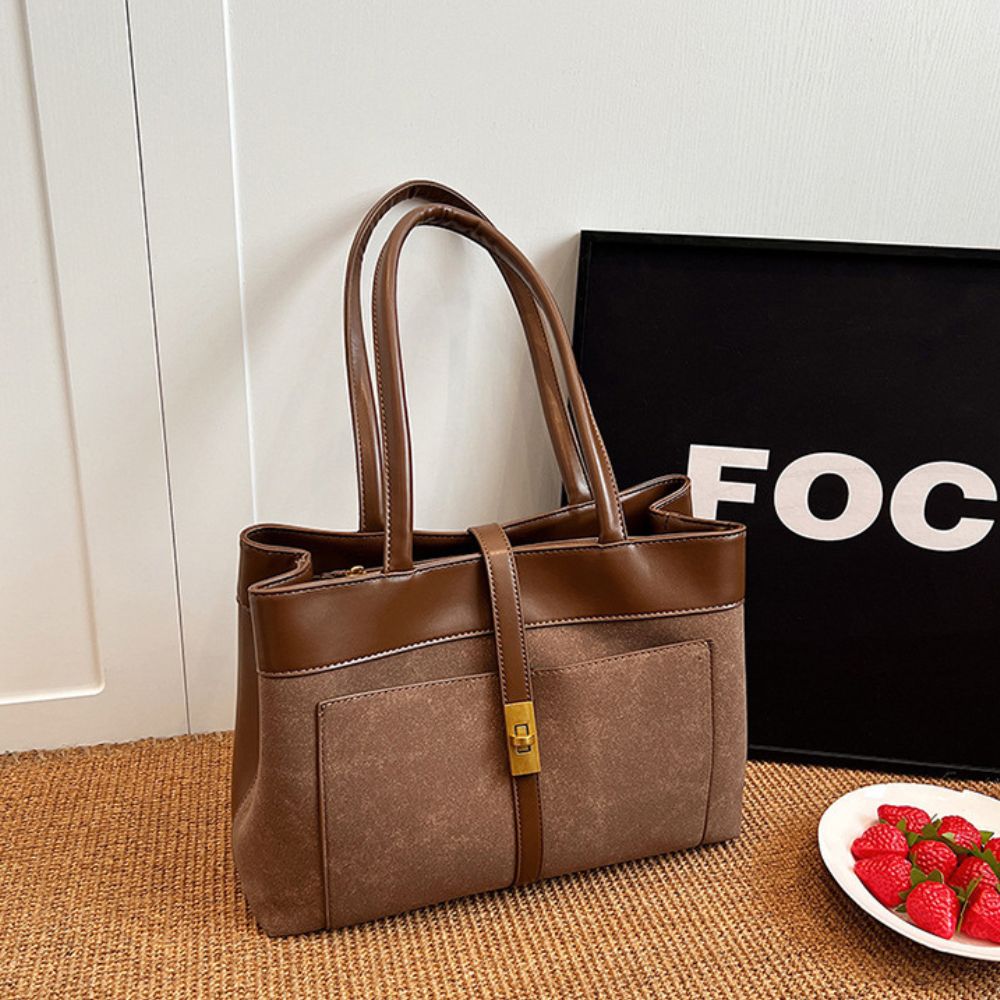 寄付 対象　ケント　ハンド　バック　ベージュ　オフィス　ビジネス　トート シンプル金具つきトートバッグ｜オフィスカジュアル レディース 通販