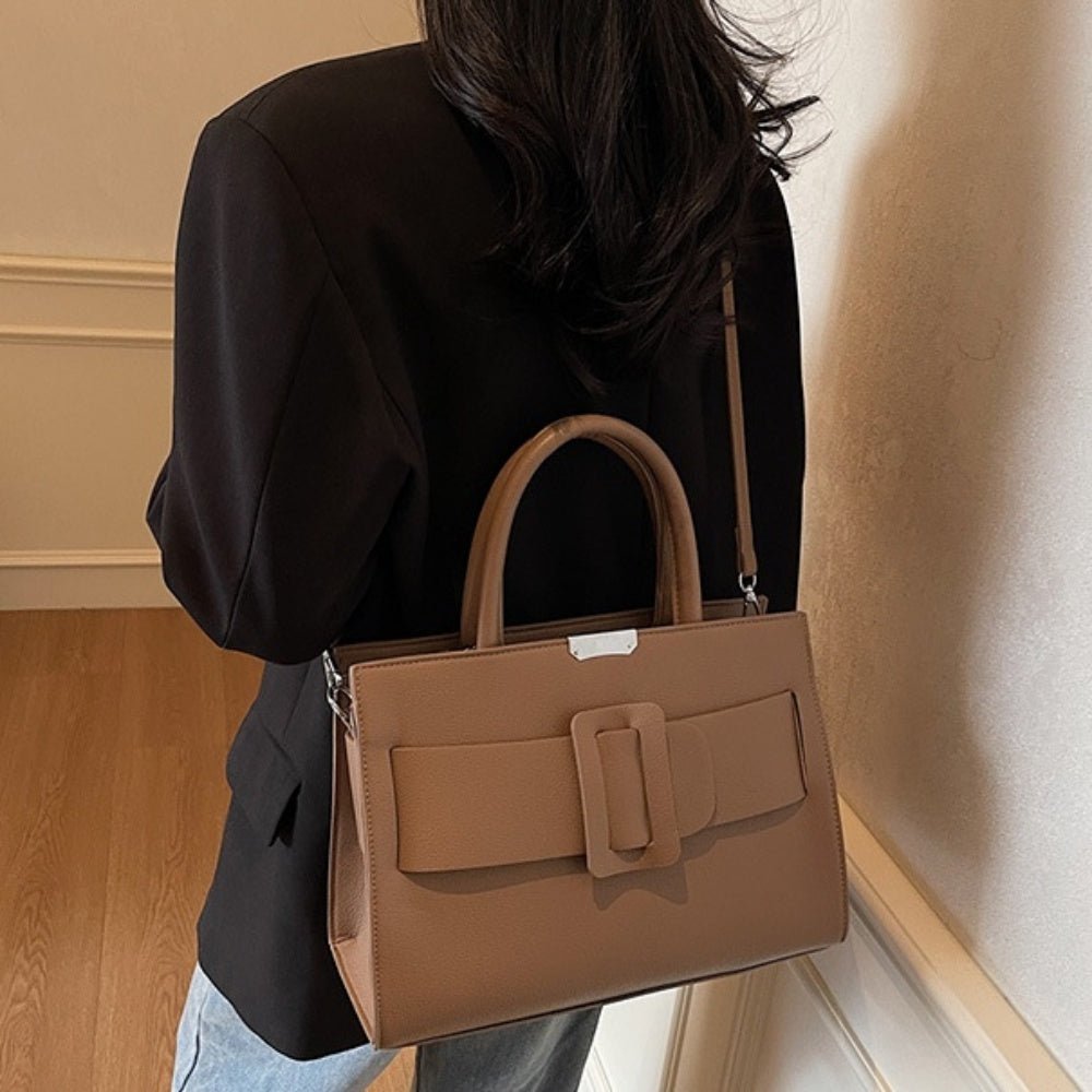 ビッグバックルトートバッグ｜オフィスカジュアル レディース 通販【ミレジェネ】