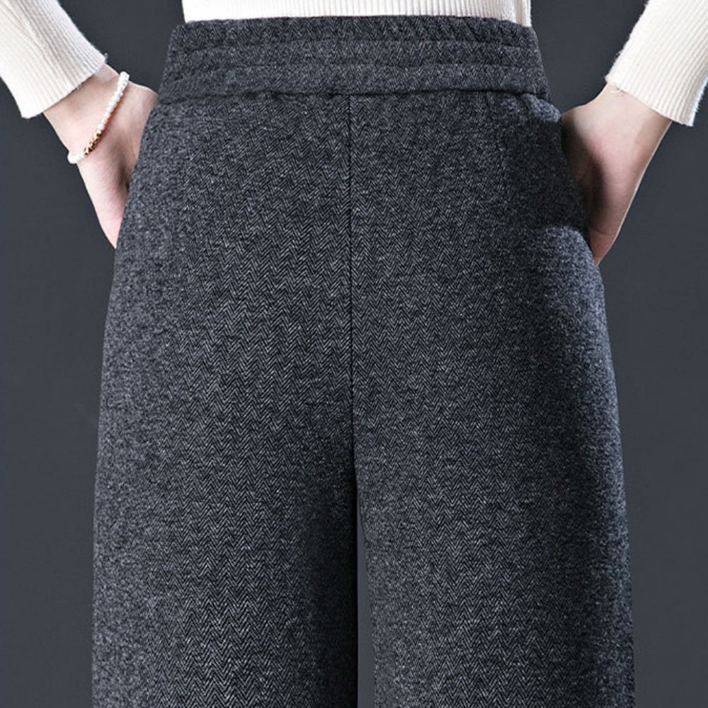 ツイード風ストレートパンツ｜オフィスカジュアル レディース 通販