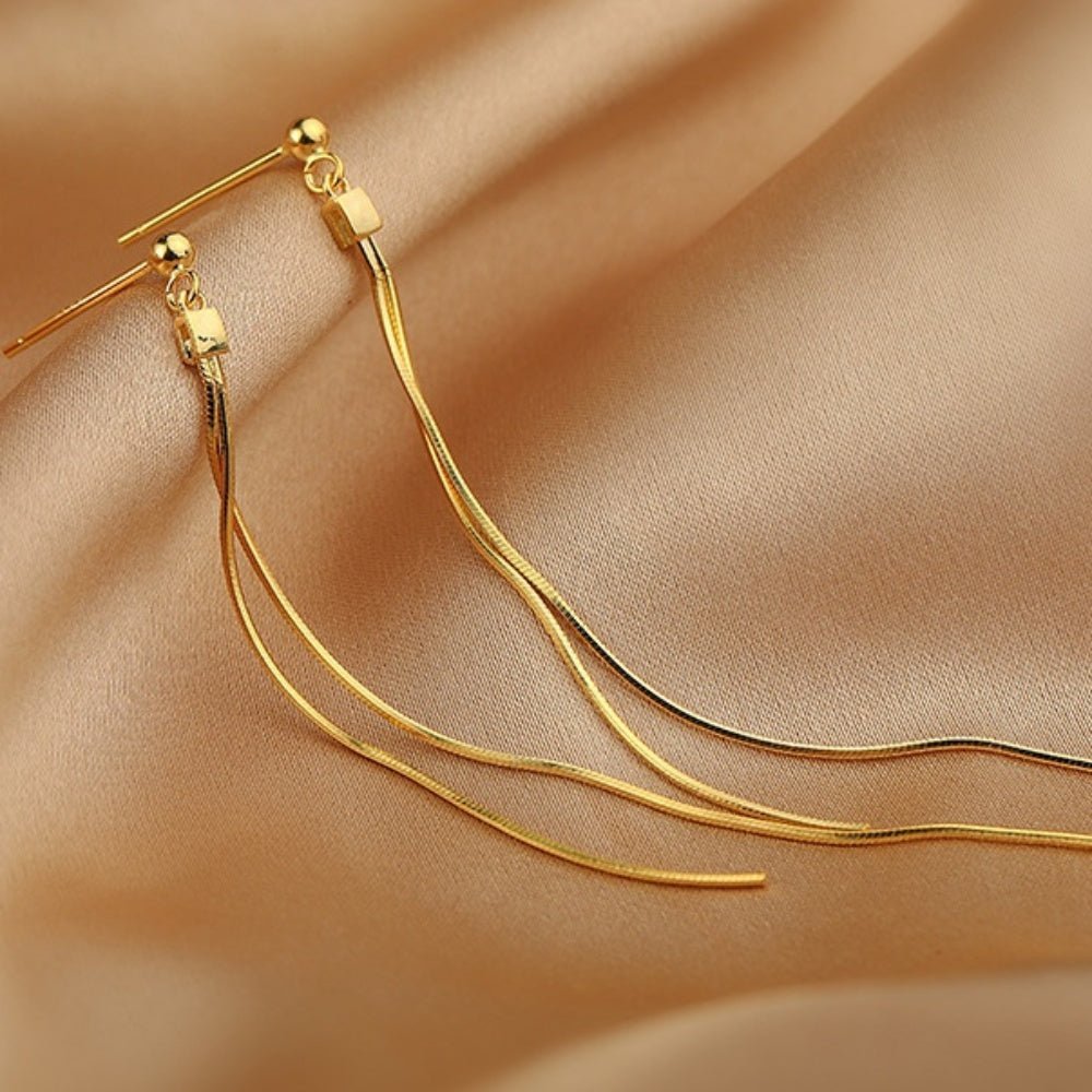 ロングチェーンピアス｜オフィスカジュアル レディース 通販【ミレジェネ】