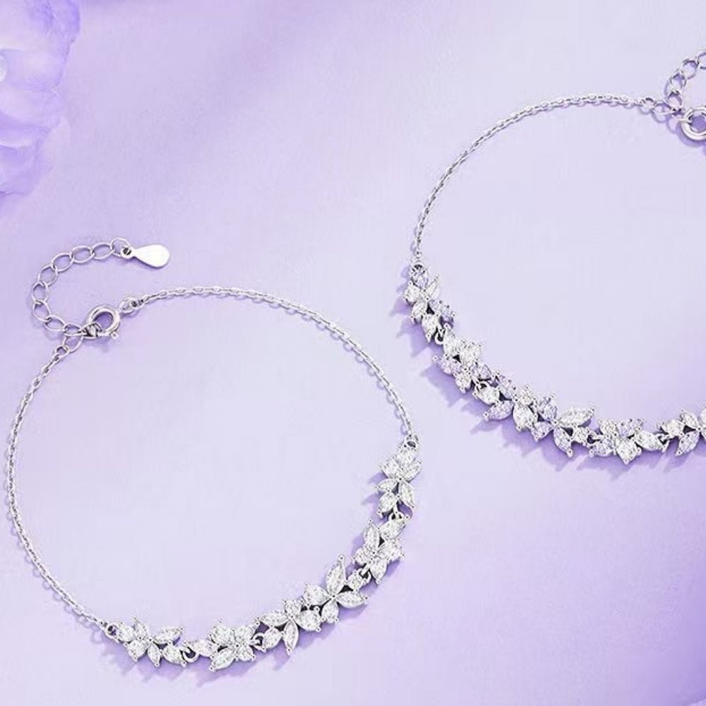 ウィステリアビジューブレスレット｜オフィスカジュアル レディース 通販【ミレジェネ】