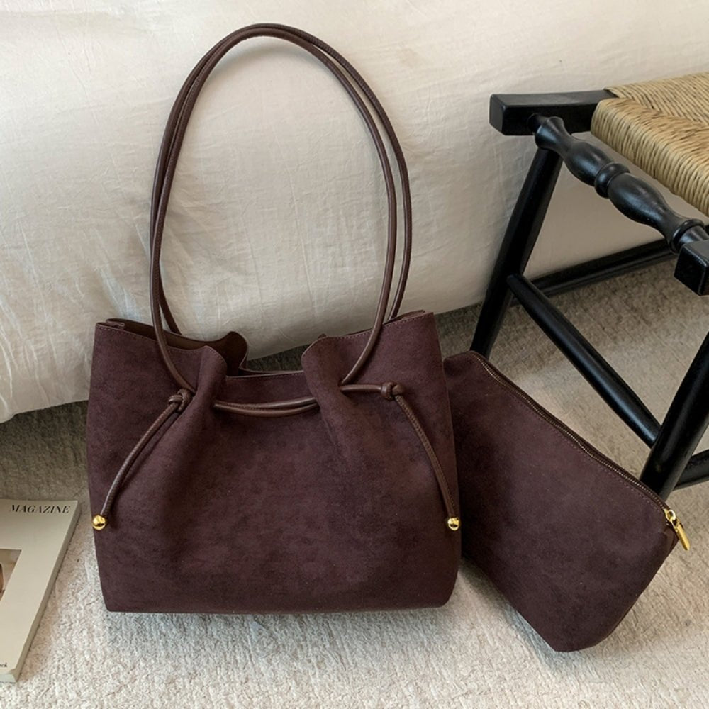 レトロスエードトートバッグ｜オフィスカジュアル レディース 通販【ミレジェネ】