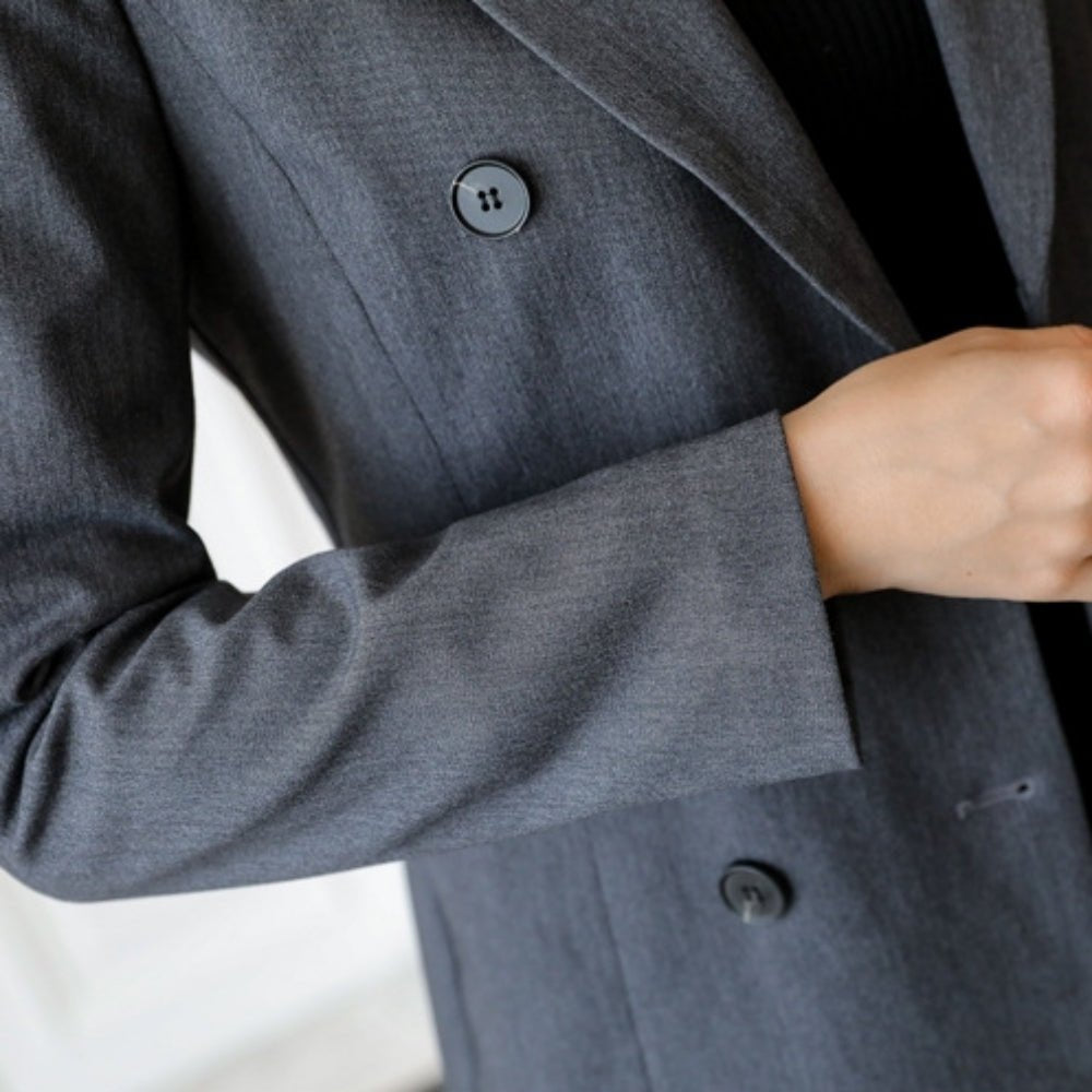 ハイウエストワイドパンツ・ダブルジャケットセットアップ｜オフィスカジュアル レディース 通販【ミレジェネ】