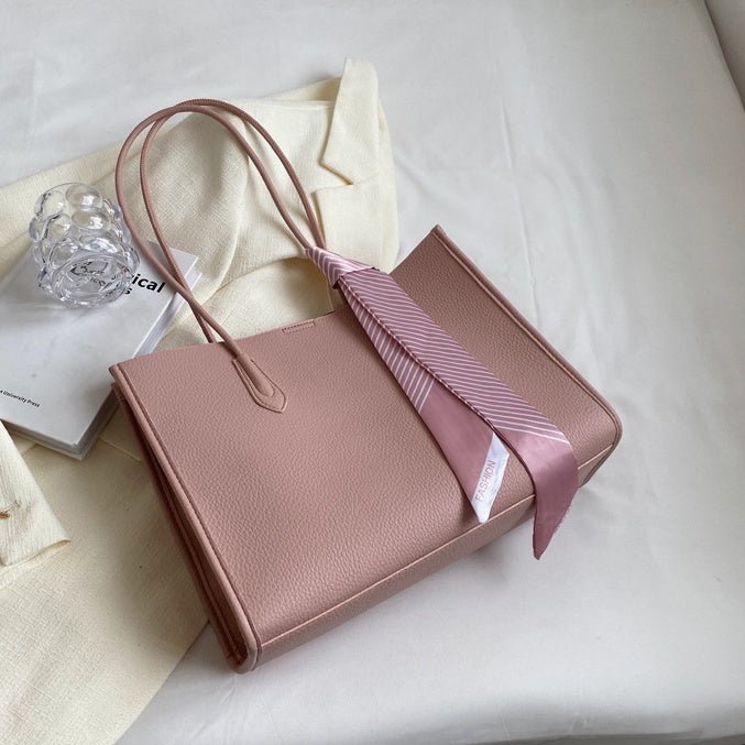 韓国デザイン ミディートート ショルダーバッグ オフィスBAG アミュレット Amulet シンプルトートバッグ レディース 鞄 韓国