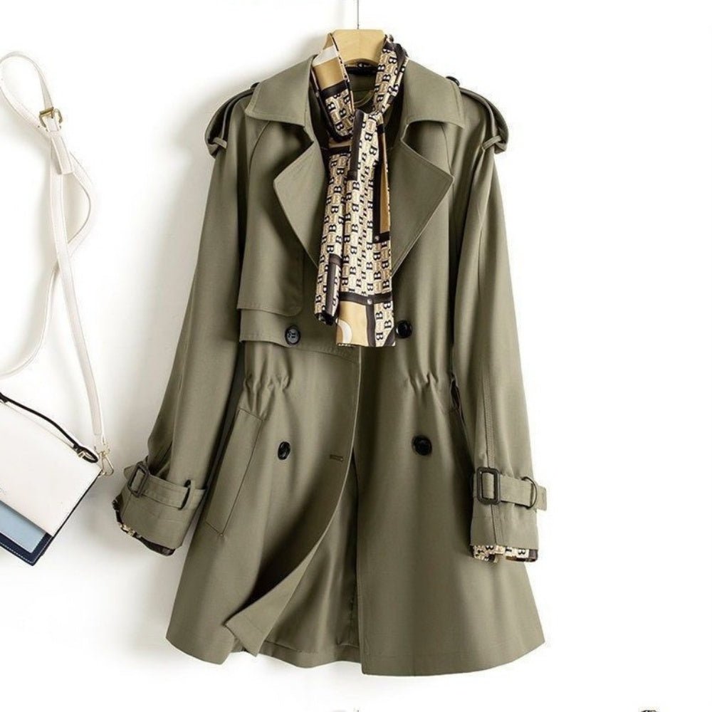 ダブルボタントレンチコート｜オフィスカジュアル レディース