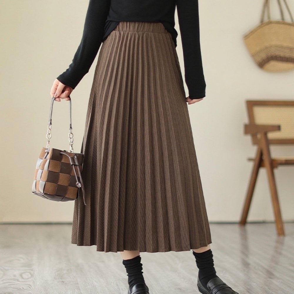 ロングプリーツスカート｜オフィスカジュアル レディース 通販【ミレジェネ】