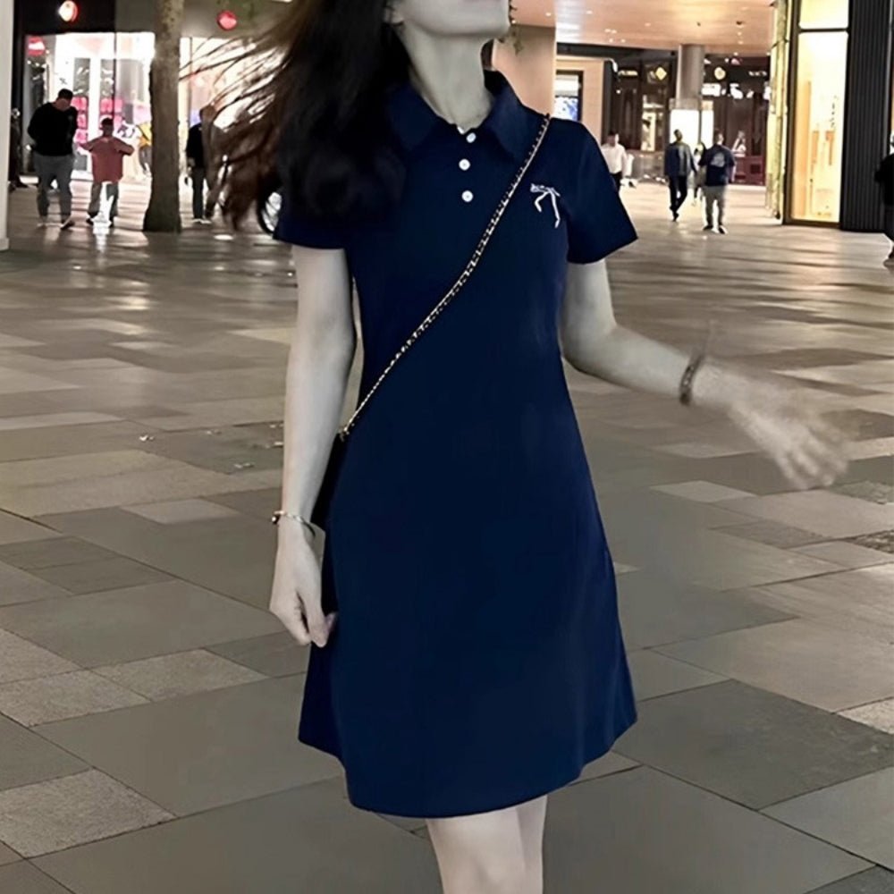 ポロシャツミニワンピ｜オフィスカジュアル レディース 通販【ミレジェネ】