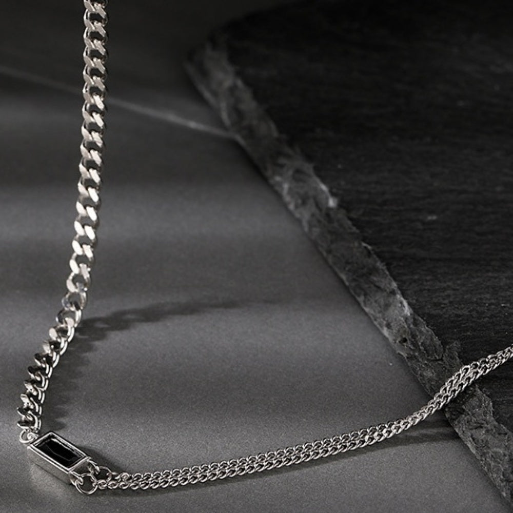 スクエアカットチェーンチョーカー｜オフィスカジュアル レディース 通販【ミレジェネ】