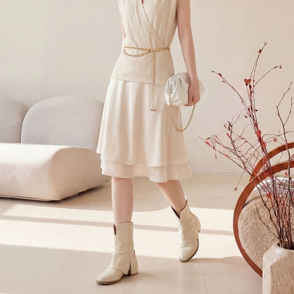 【通勤/きれいめ】サテン地フレアスカート [ミレジェネ]｜オフィスカジュアル レディース 通販【ミレジェネ】
