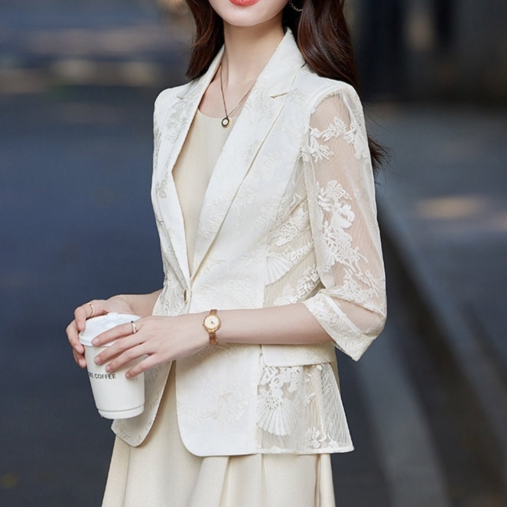 シアーレーステラージャケット｜オフィスカジュアル レディース 通販【ミレジェネ】