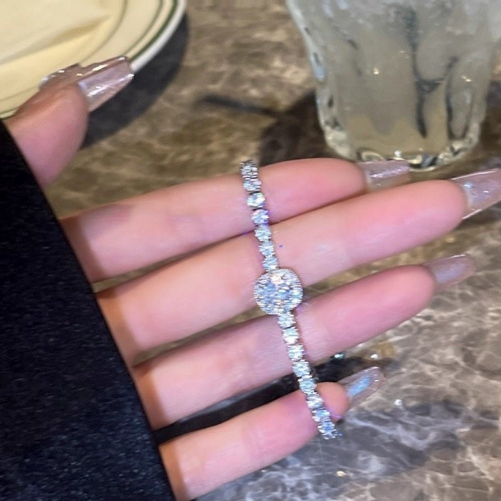 ジルコンビジューブレスレット｜オフィスカジュアル レディース 通販【ミレジェネ】