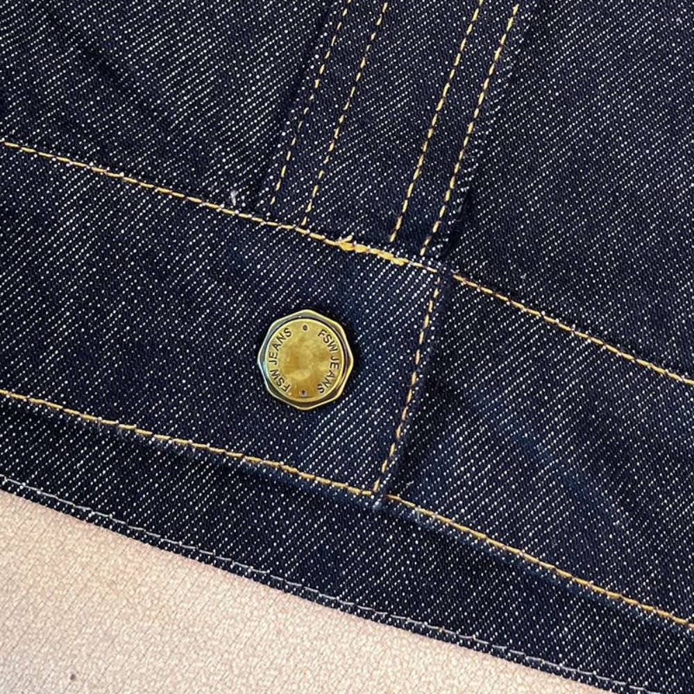 ノーカラーデニムジャケット｜オフィスカジュアル レディース 通販【ミレジェネ】