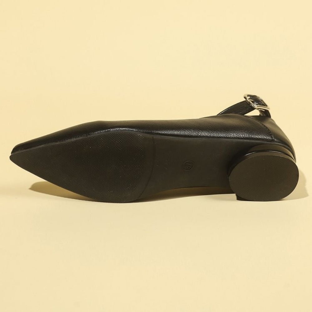 アンクルストラップポインテッドトゥパンプス｜オフィスカジュアル レディース 通販【ミレジェネ】