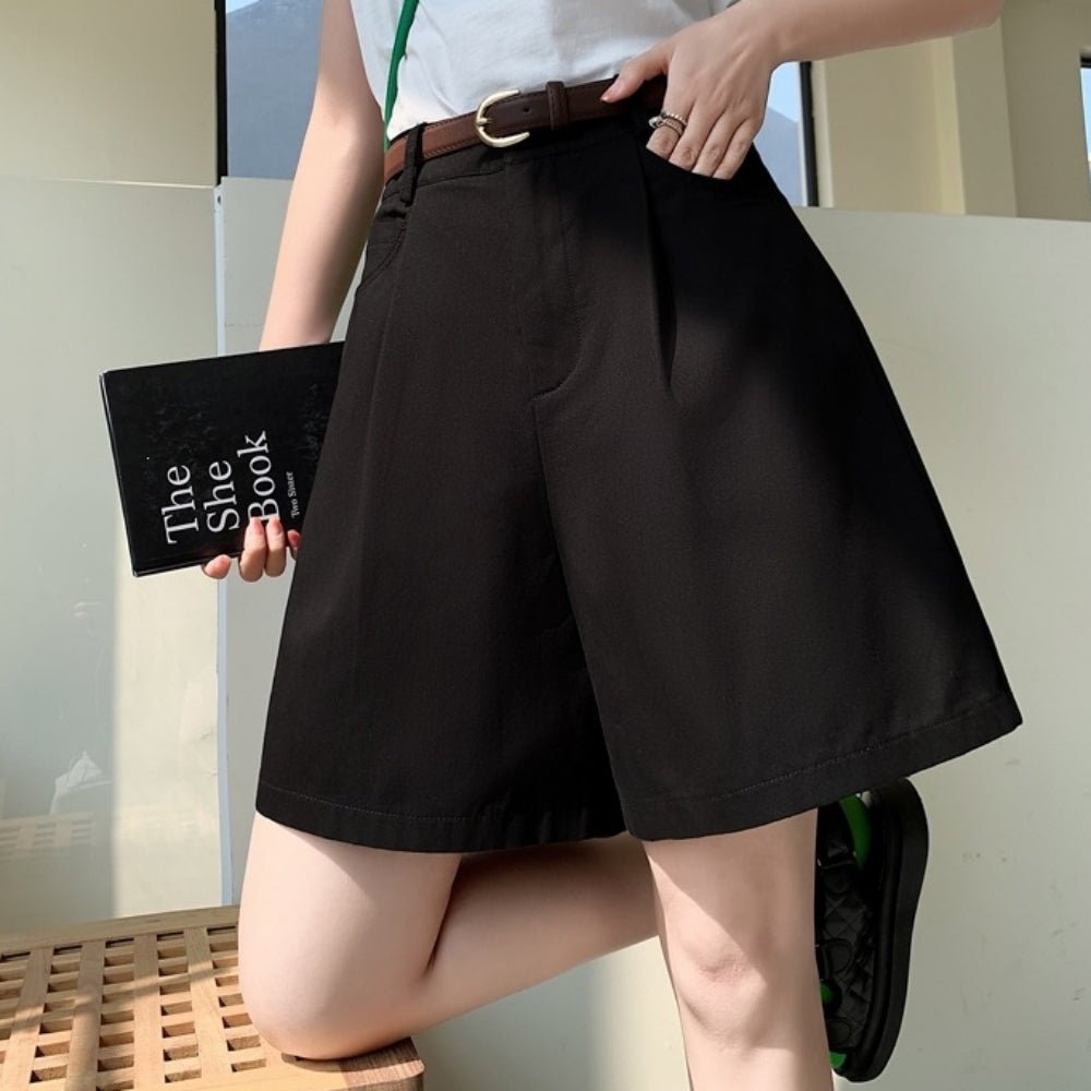 コットンリネンハーフパンツ｜オフィスカジュアル レディース 通販【ミレジェネ】