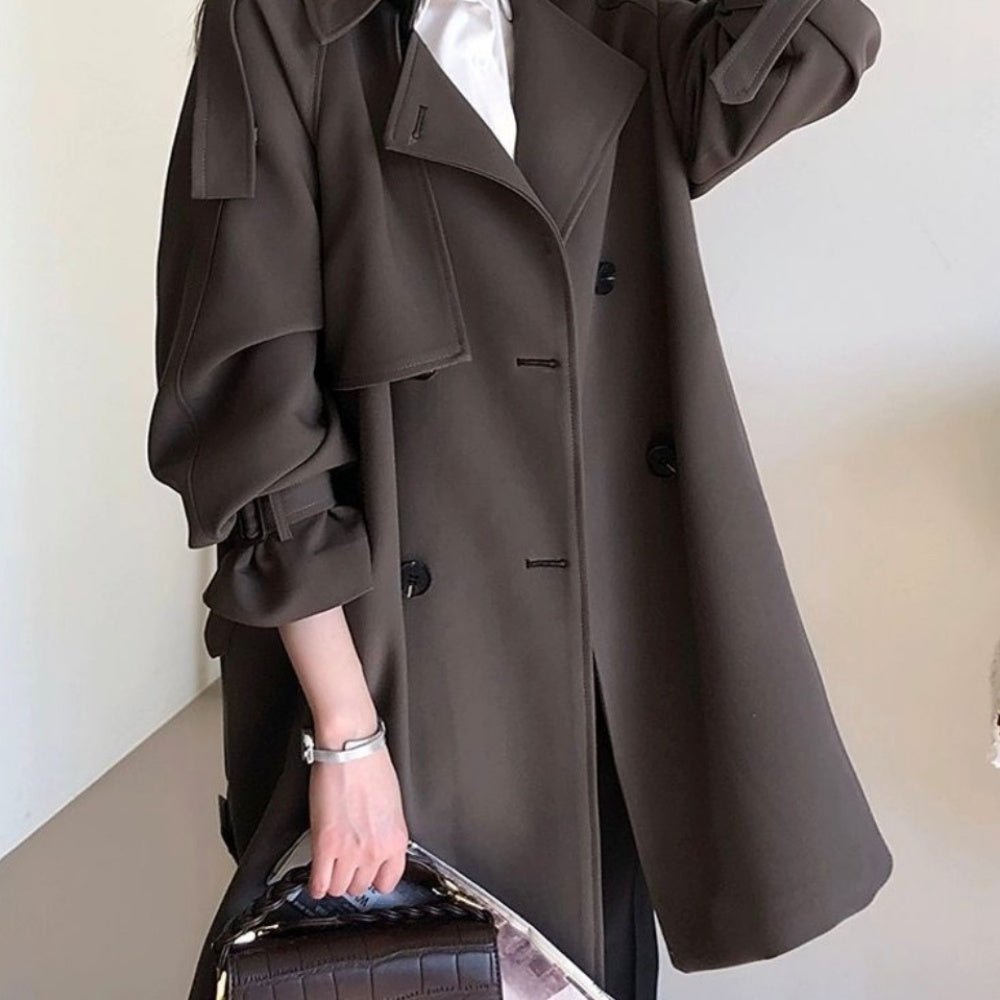 ラグランモードトレンチコート｜オフィスカジュアル レディース 通販【ミレジェネ】