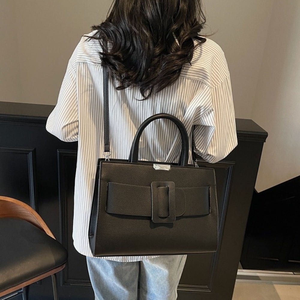 ビッグバックルトートバッグ｜オフィスカジュアル レディース 通販【ミレジェネ】