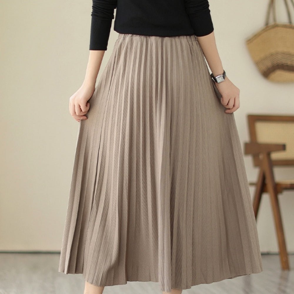 ロングプリーツスカート｜オフィスカジュアル レディース 通販【ミレジェネ】