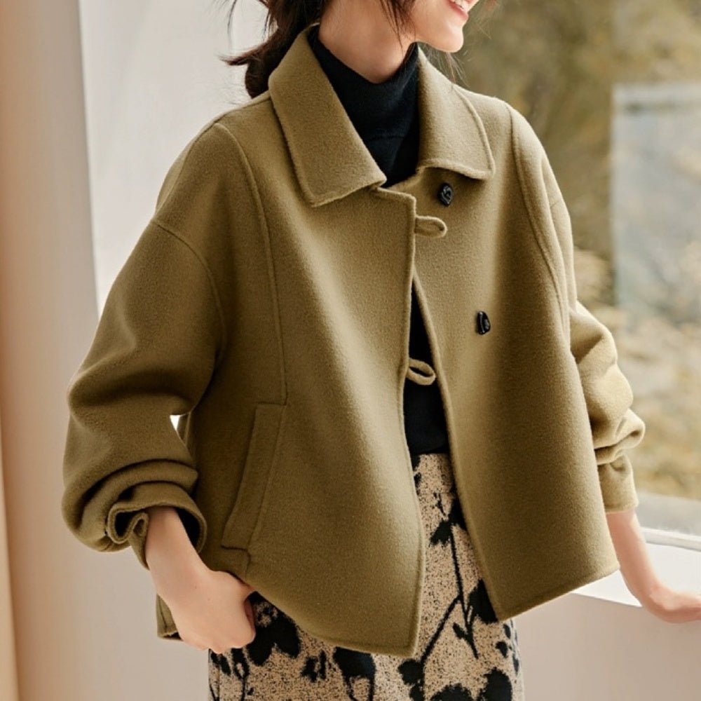 ボタンショートコート｜オフィスカジュアル レディース 通販【ミレジェネ】