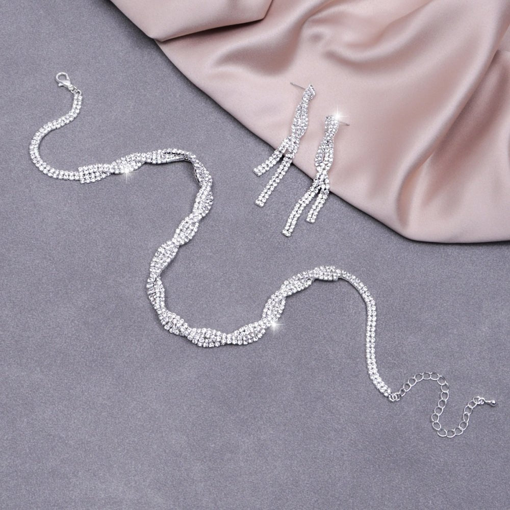 ツイストビジューアクセサリーセット｜オフィスカジュアル レディース 通販【ミレジェネ】