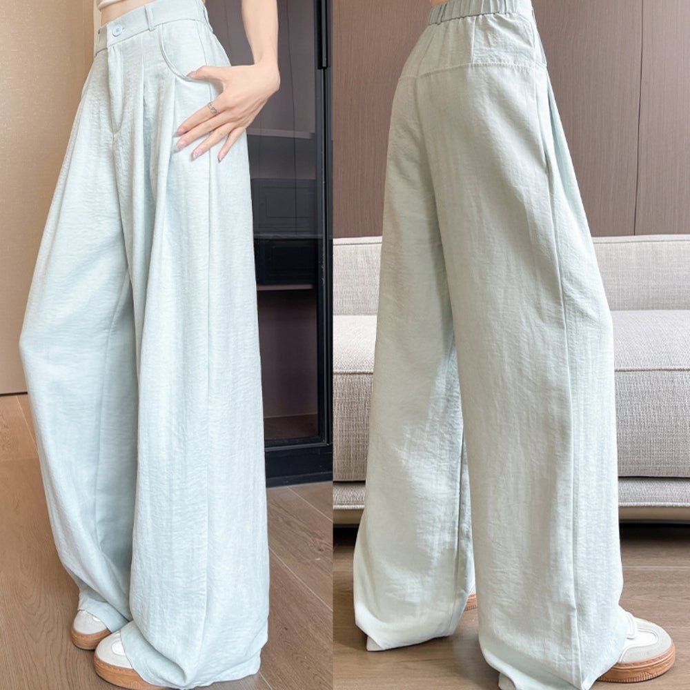 シャーベットカラーワイドパンツ｜オフィスカジュアル レディース 通販【ミレジェネ】