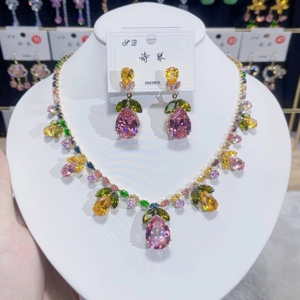 ドロップカラービジュージュエリーセット｜オフィスカジュアル レディース 通販【ミレジェネ】