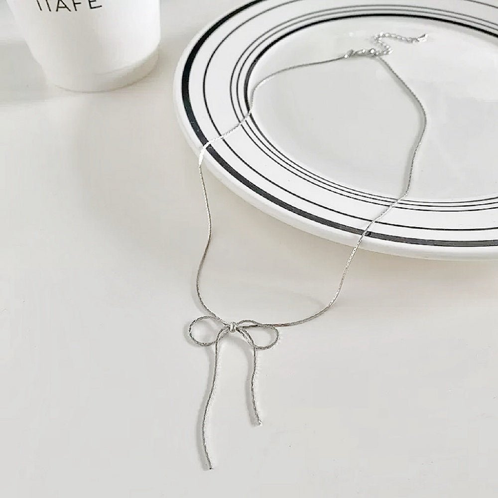 ナローリボンネックレス｜オフィスカジュアル レディース 通販【ミレジェネ】