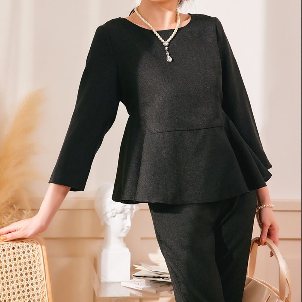 ペプラムセットアップ｜オフィスカジュアル レディース 通販【ミレジェネ】