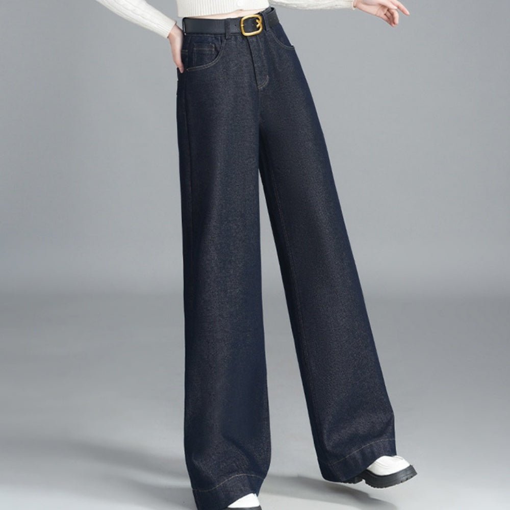 裏起毛キレイめデニム｜オフィスカジュアル レディース 通販【ミレジェネ】