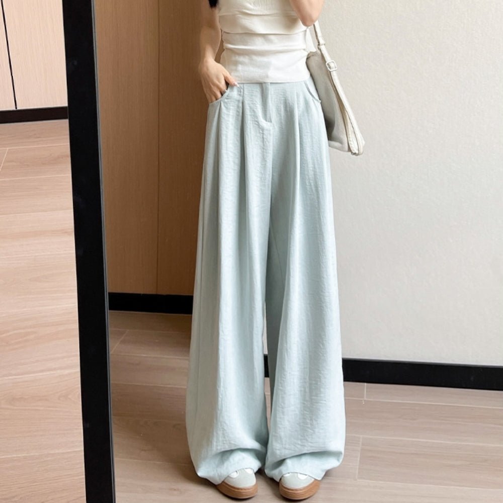 シャーベットカラーワイドパンツ｜オフィスカジュアル レディース 通販【ミレジェネ】