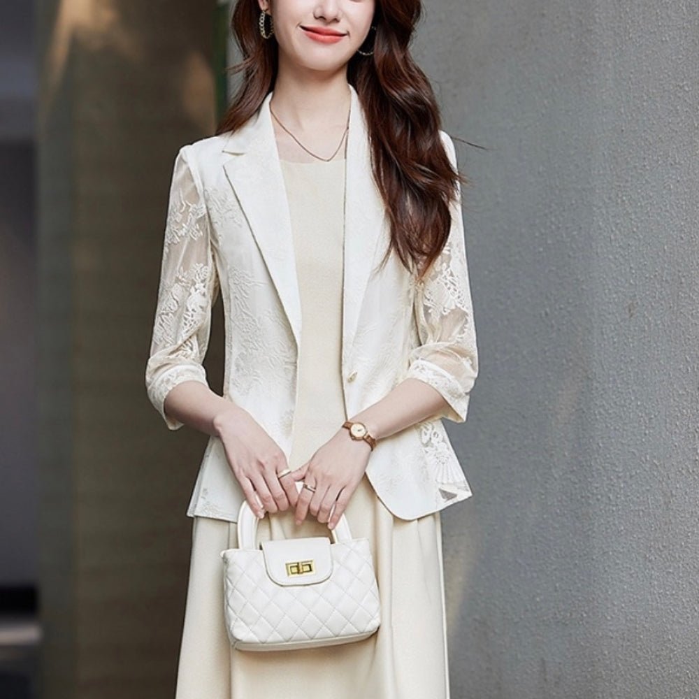 シアーレーステラージャケット｜オフィスカジュアル レディース 通販【ミレジェネ】