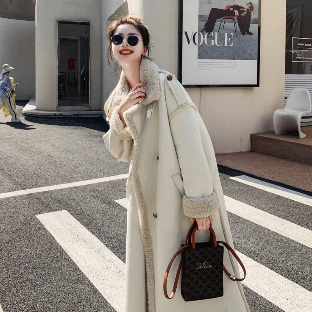 ムートンロングコート｜オフィスカジュアル レディース 通販【ミレジェネ】