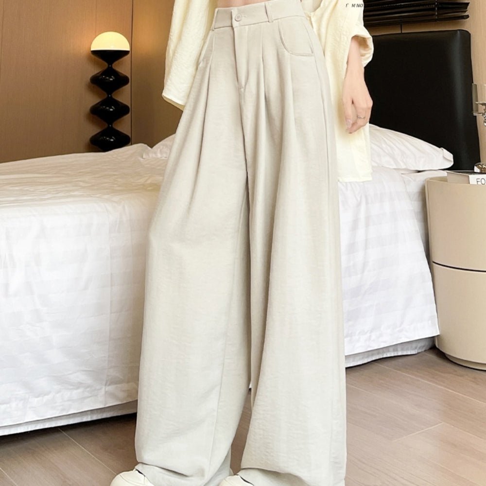 シャーベットカラーワイドパンツ｜オフィスカジュアル レディース 通販【ミレジェネ】