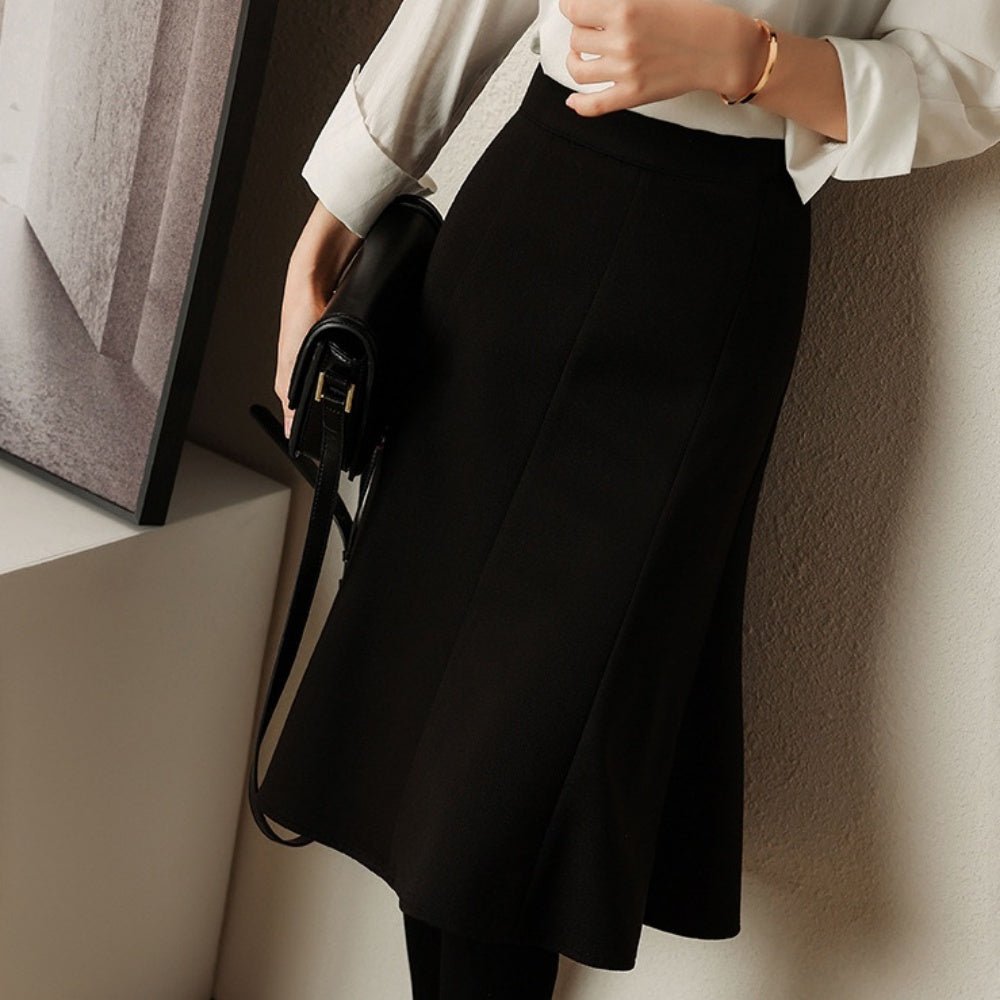 ひざ丈マーメイドスカート｜オフィスカジュアル レディース 通販