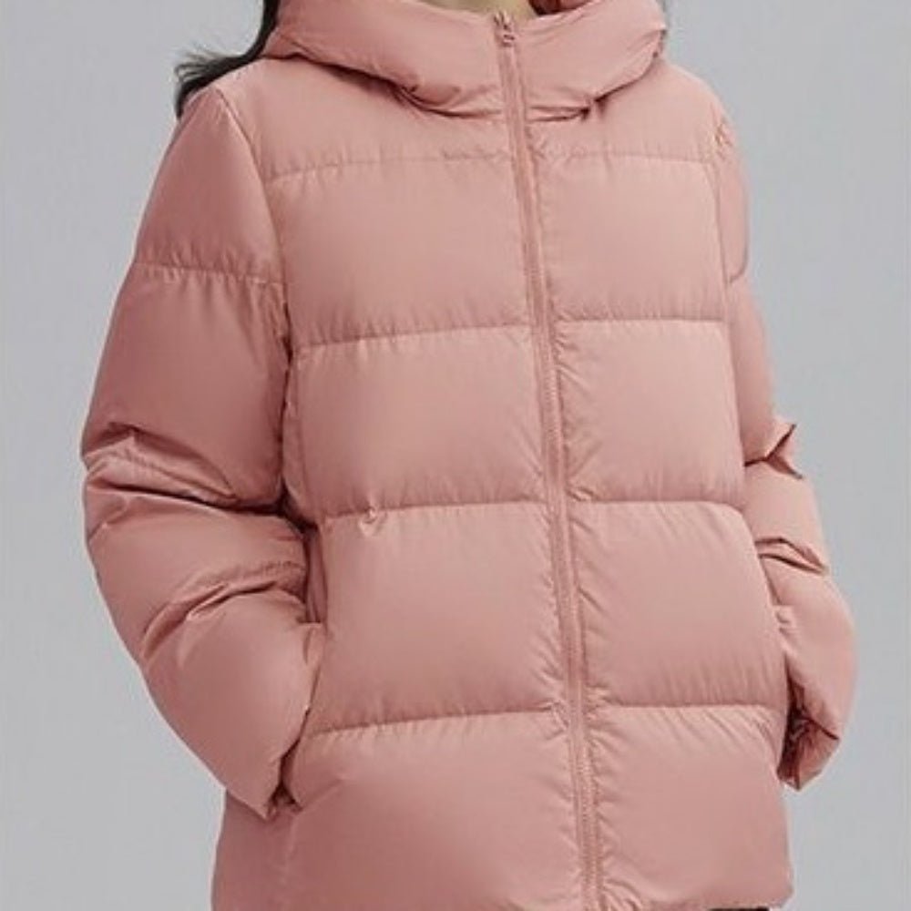 フード付きショートダウンジャケット｜オフィスカジュアル レディース 通販【ミレジェネ】