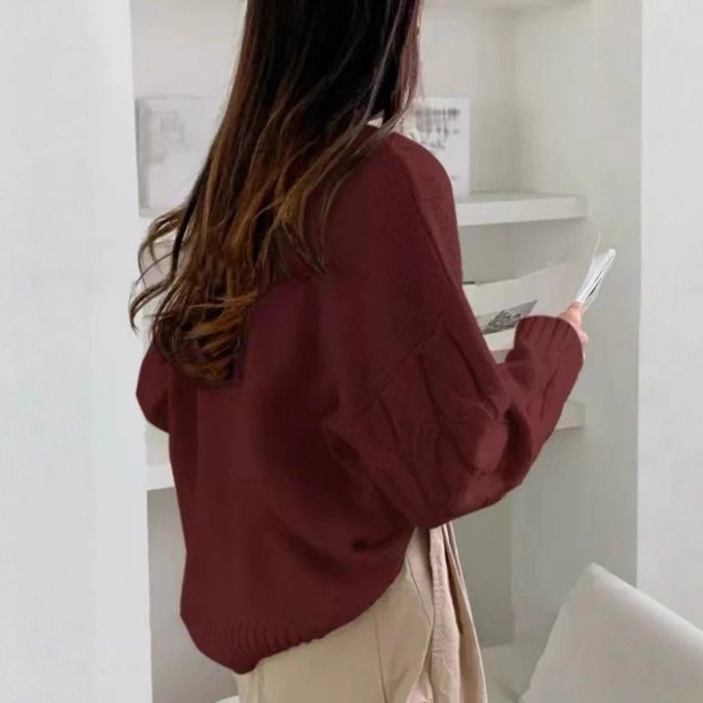 ケーブル編みゆったりニット｜オフィスカジュアル レディース 通販【ミレジェネ】