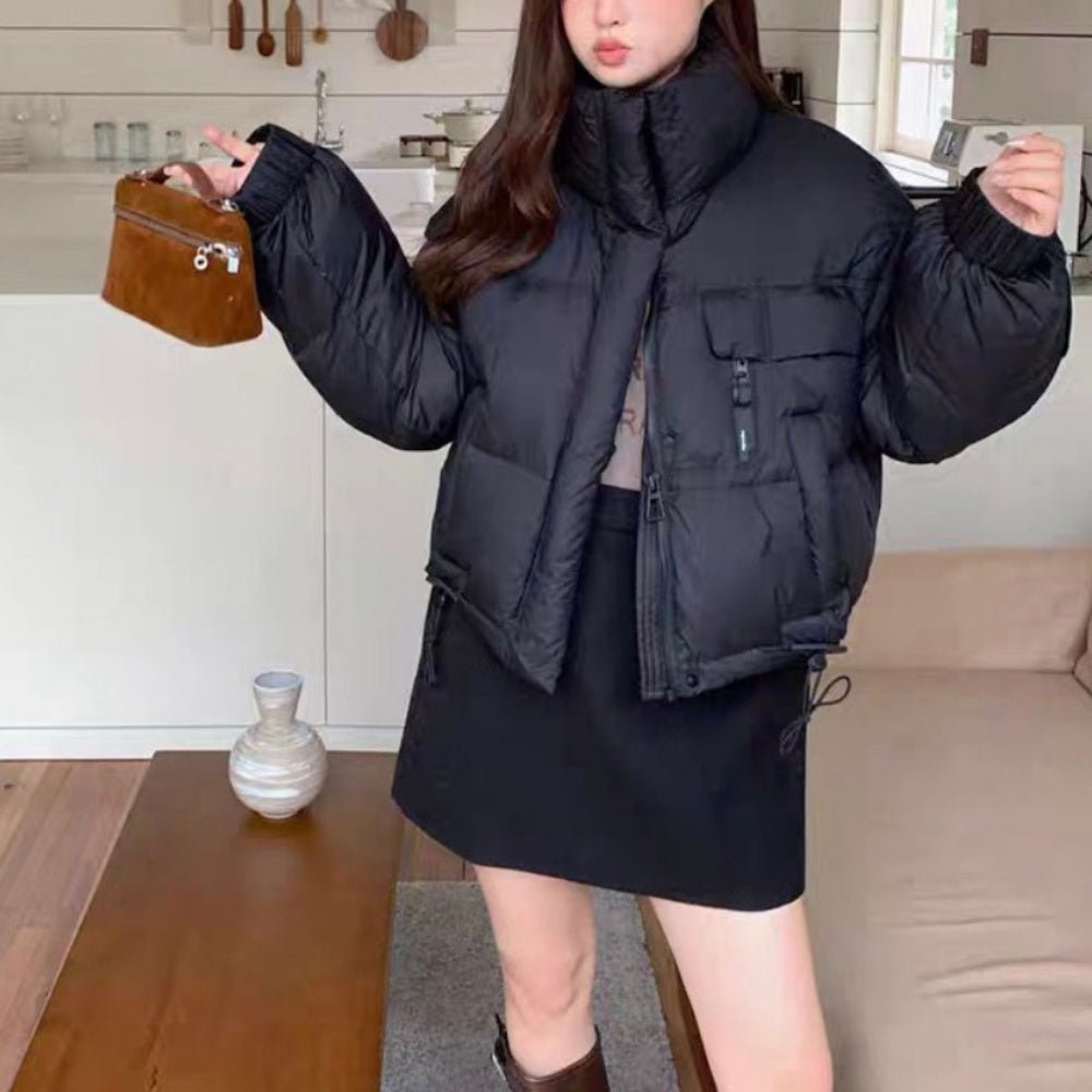 スタンドカラーショートダウンジャケット