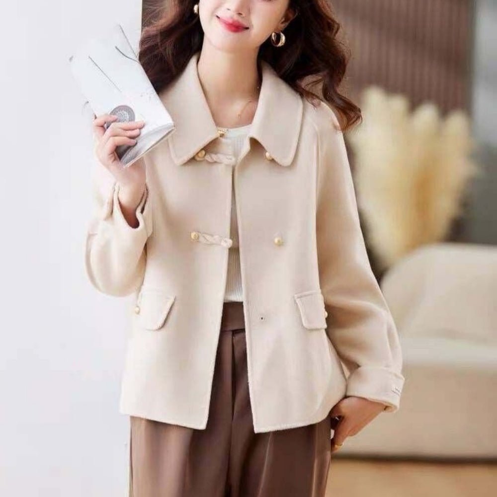 ショート丈シングルブレストコート｜オフィスカジュアル レディース 通販【ミレジェネ】