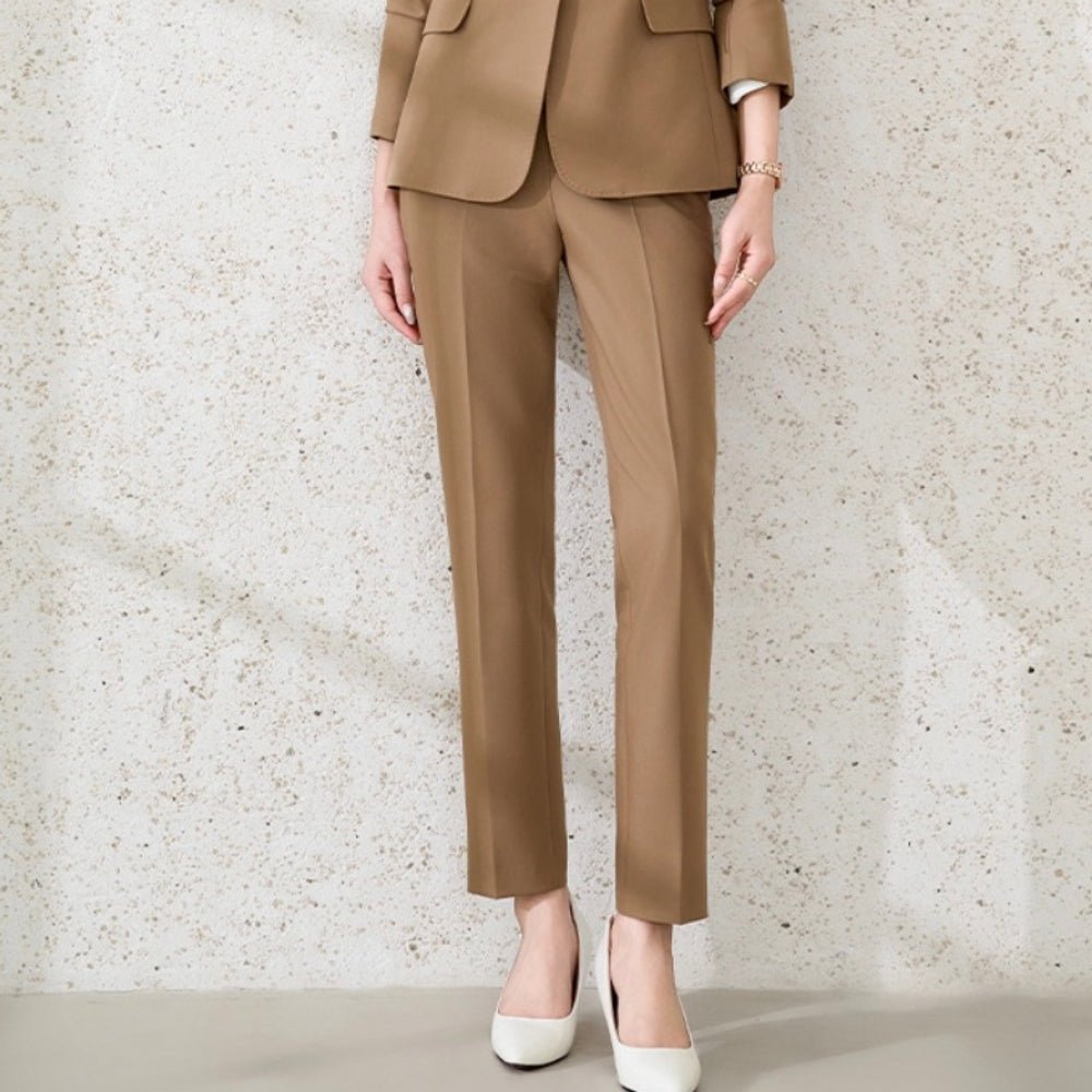 ストレートパンツ・ワンボタンジャケットセットアップ｜オフィスカジュアル レディース 通販【ミレジェネ】