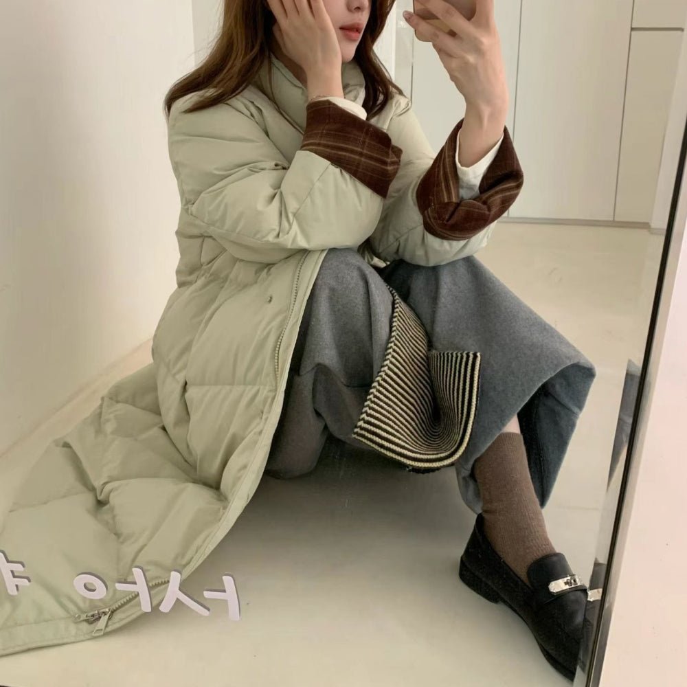 スタンド襟ダウンコート｜オフィスカジュアル レディース 通販【ミレジェネ】