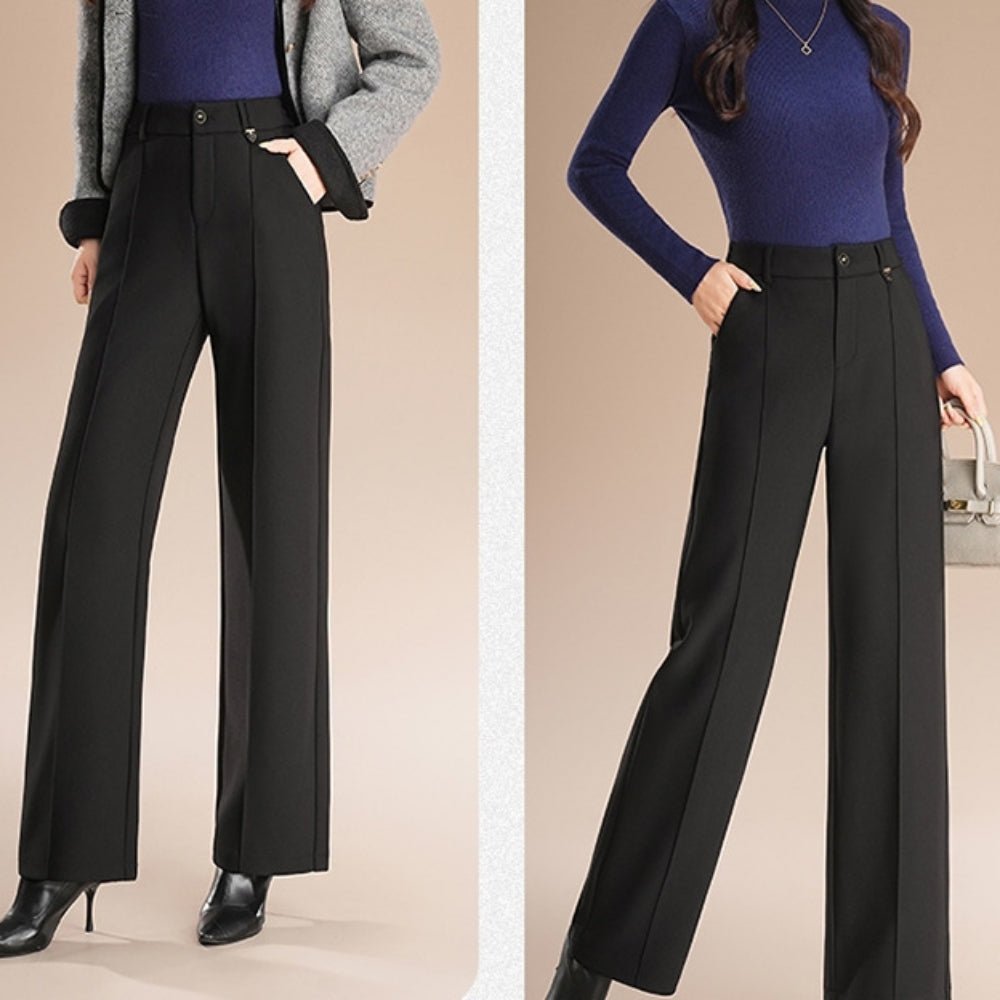 ハイウエストワイドストレートパンツ｜オフィスカジュアル レディース 通販【ミレジェネ】