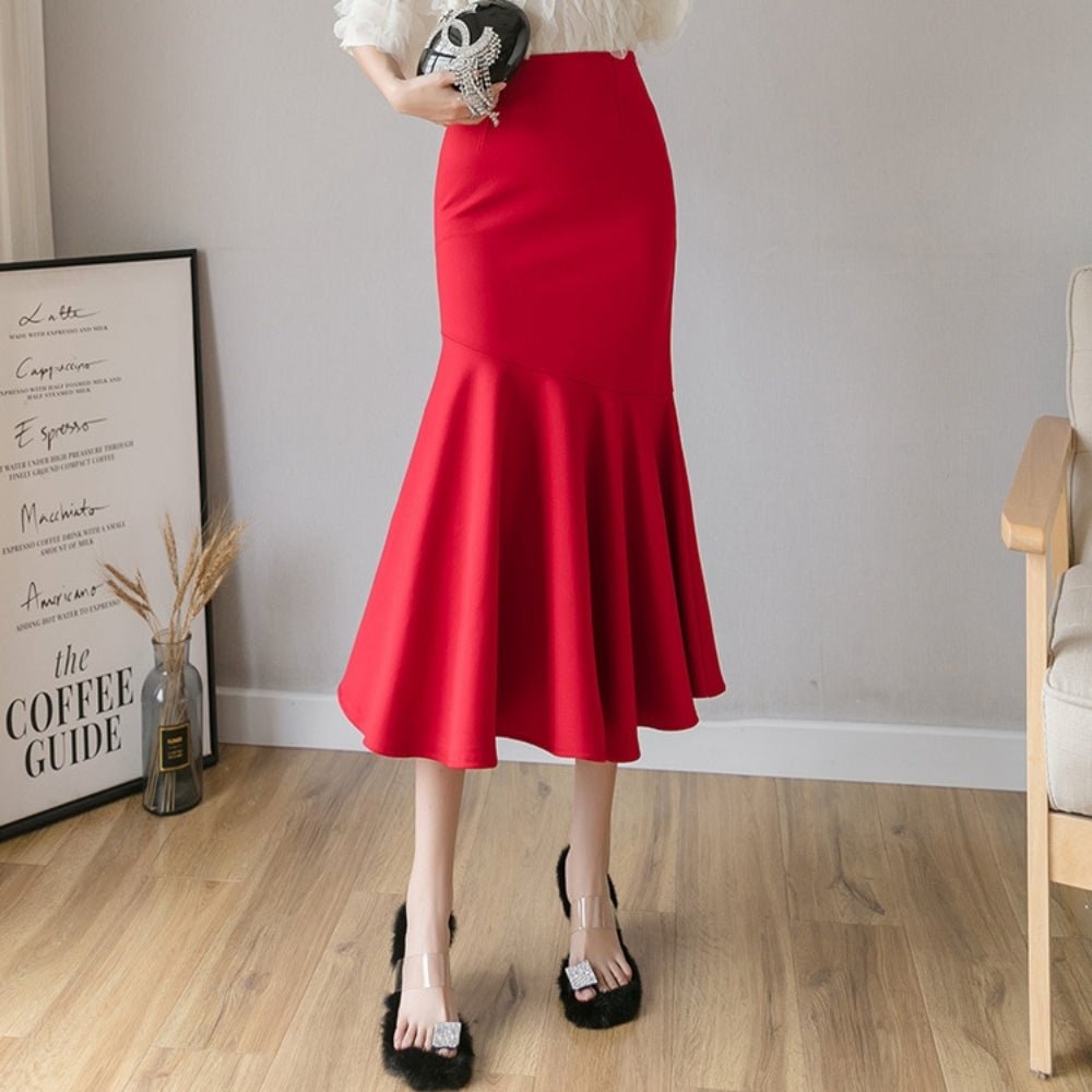 フィッシュテールマーメイドスカート｜オフィスカジュアル レディース 通販【ミレジェネ】