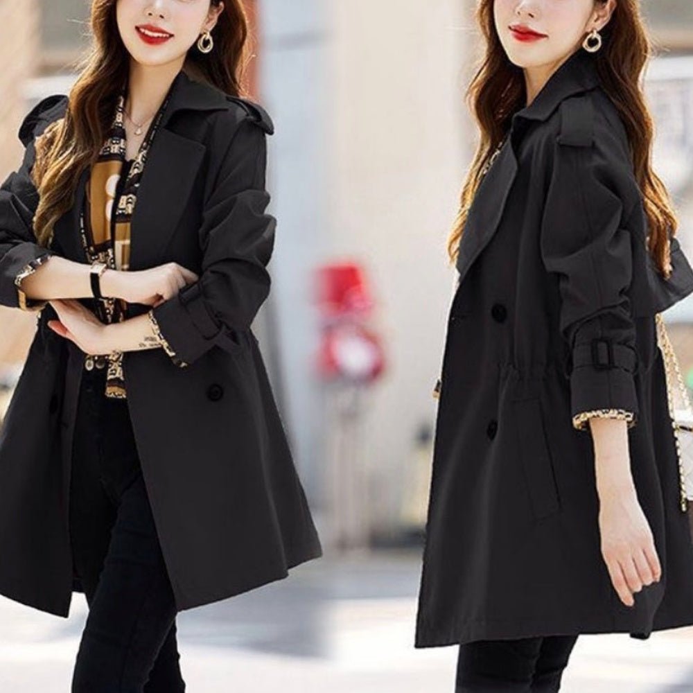 ダブルボタントレンチコート｜オフィスカジュアル レディース