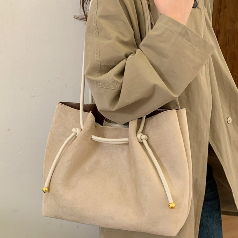 レトロスエードトートバッグ｜オフィスカジュアル レディース 通販【ミレジェネ】