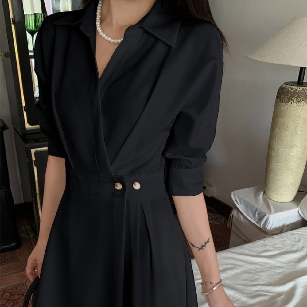 カシュクールワンピース｜オフィスカジュアル レディース 通販