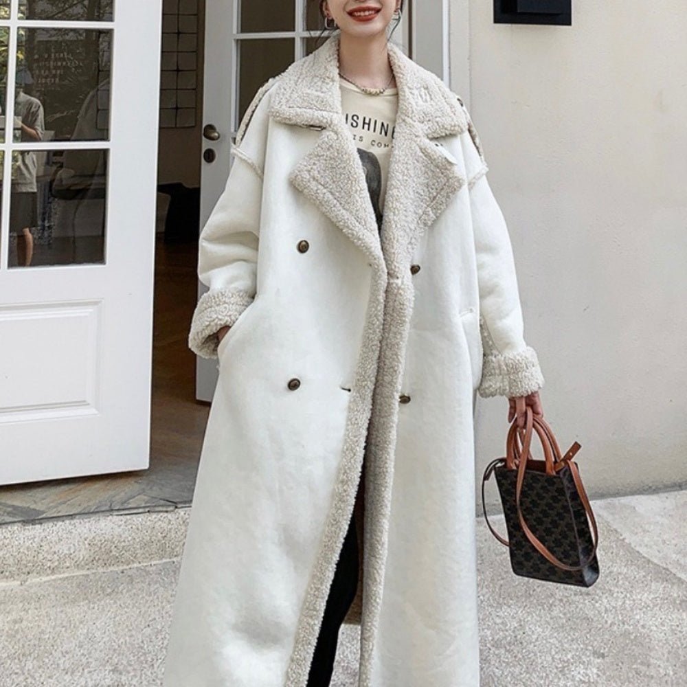 GIANNI VALENTIO ★ ムートンロングコート 人気 VALENTINO(ヴァレンティノ) ムートン・ファーコート(レディース